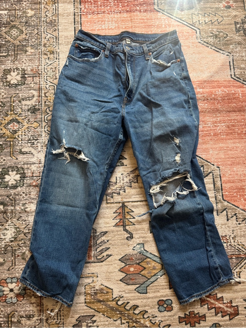 Abercrombie Curve Love Mom Jeans